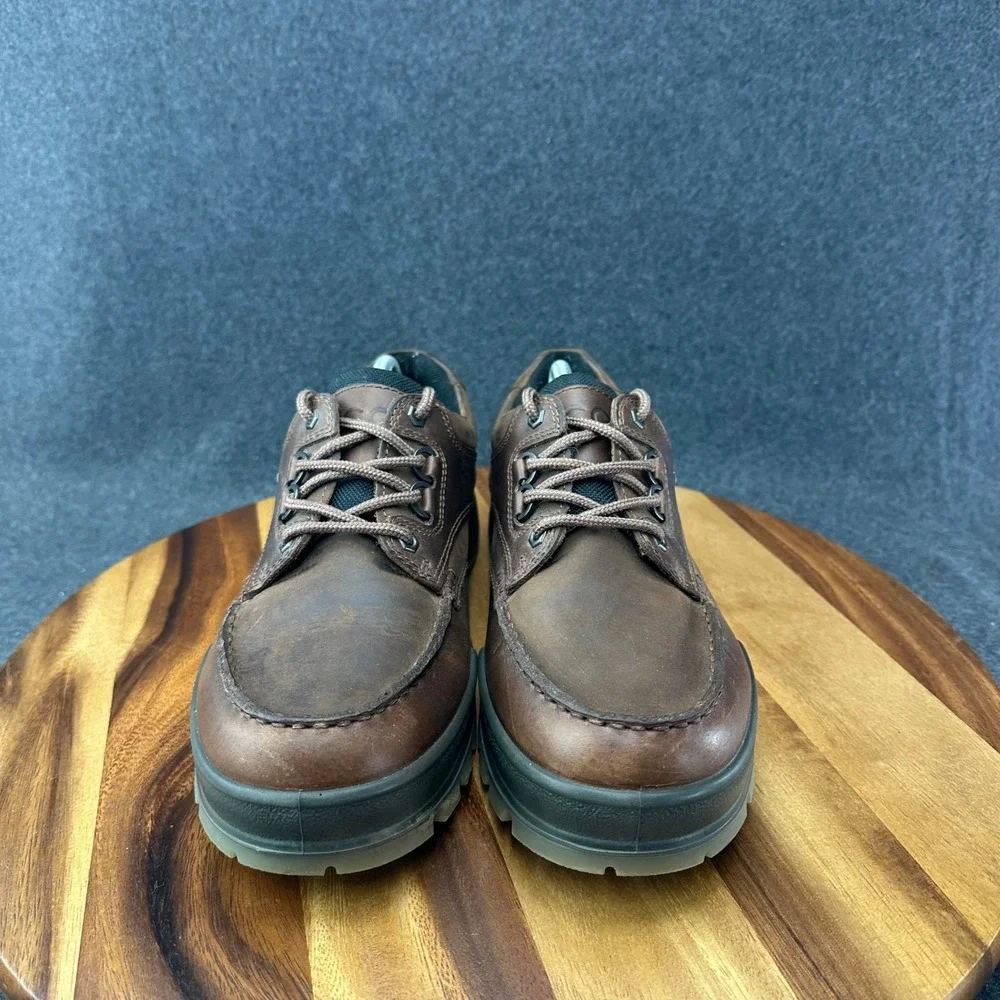 ECCO Track 25 GTX Low Brown Leather Gore-Tex Shoes Men's EU 43 US 9-9.5
